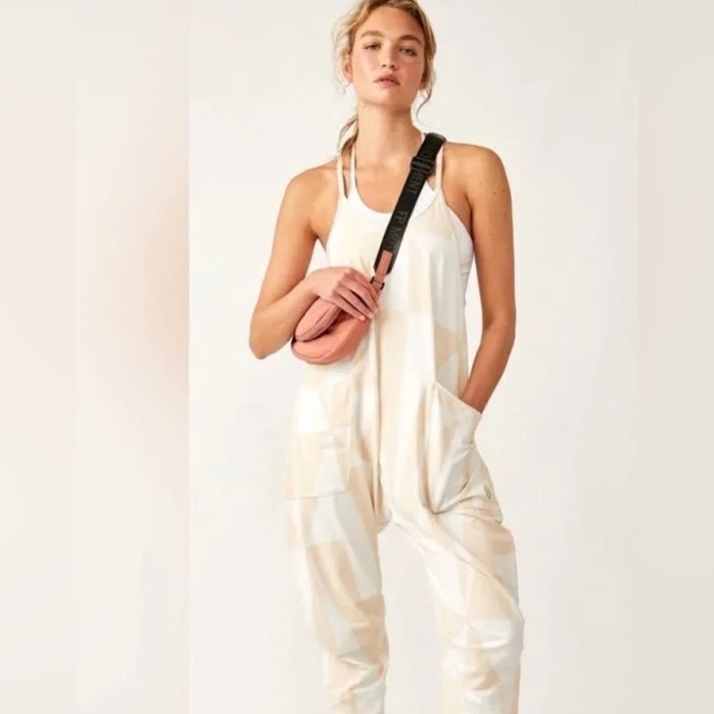 NWOT Free People Movement Printed Hot Shot Onesie Size Small
